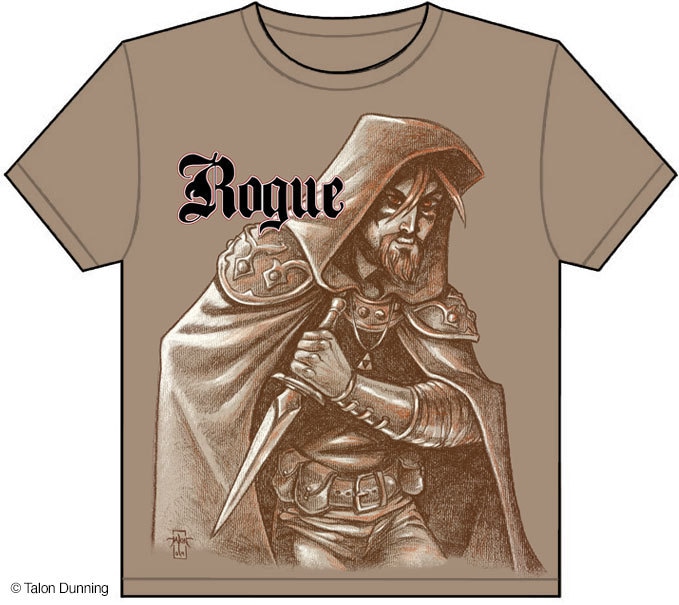 Dungeons & Dragons Classic Classes Schurke T-Shirt Dungeons & Dragons Classic Classes Schurke T-Shirt von TheFantasticGallery