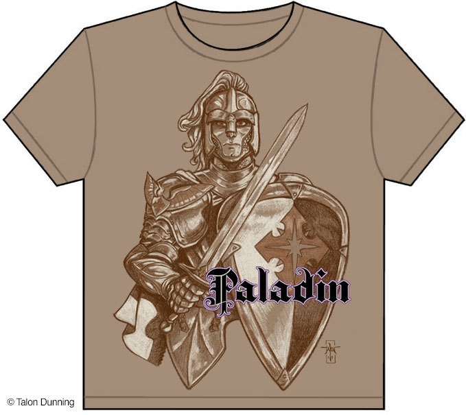 Dungeons & Dragons Classic Klassen Paladin Shirt Dungeons & Dragons Classic Klassen Paladin Shirt von TheFantasticGallery