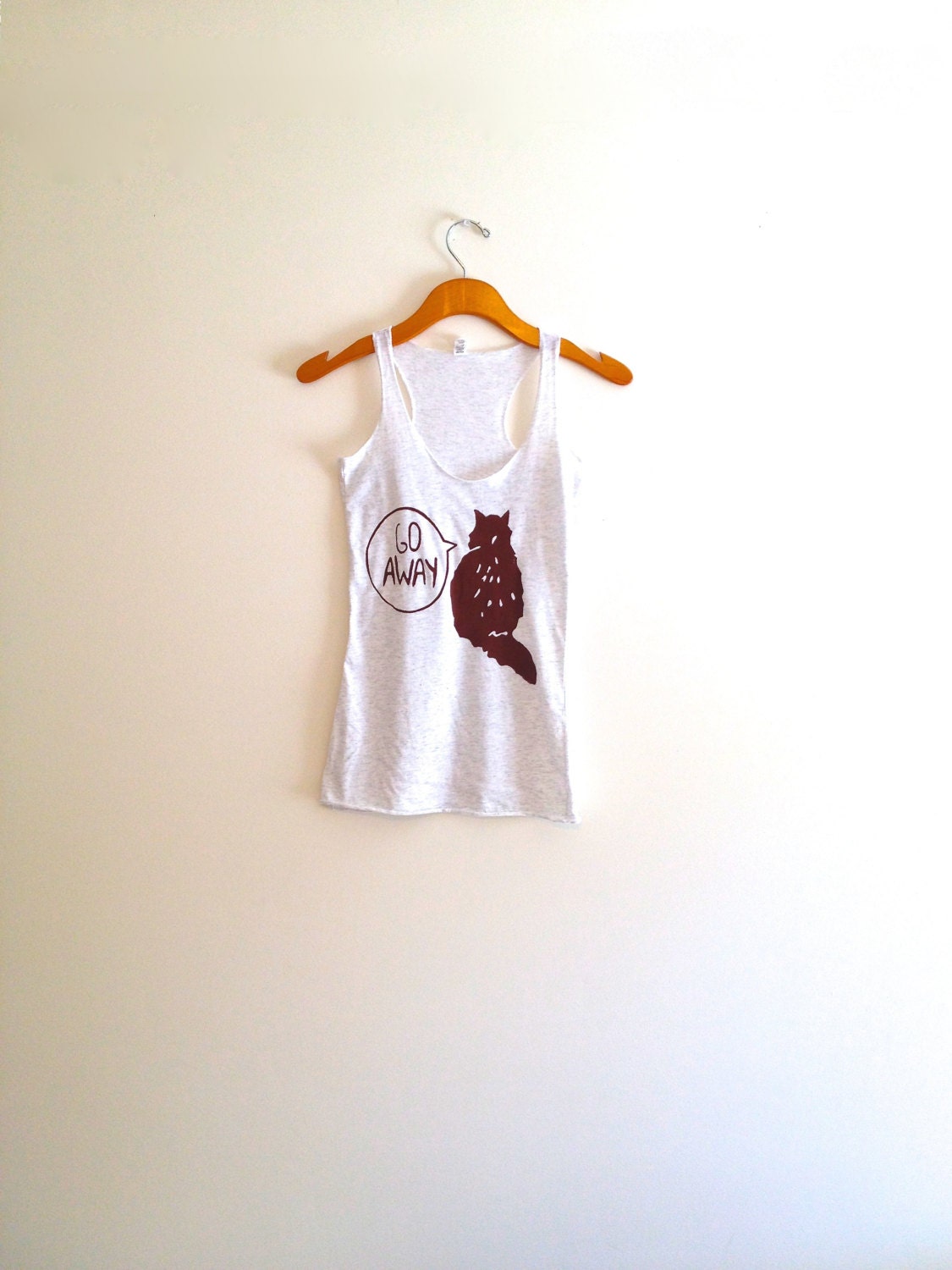 Waschbären-Braunes Und Weißes Katzentank-Tanz-Top, Katzenhemd, Katzentee, Lustiges Yoga-Klamotten, Geschenk Für Katzenliebhaber, Hipster-Shirt von TheFelineBoutique