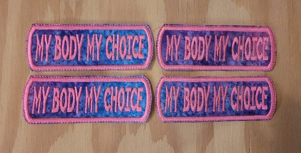 My Body Choice Aufnäher Aufnähen von TheFestivalLife