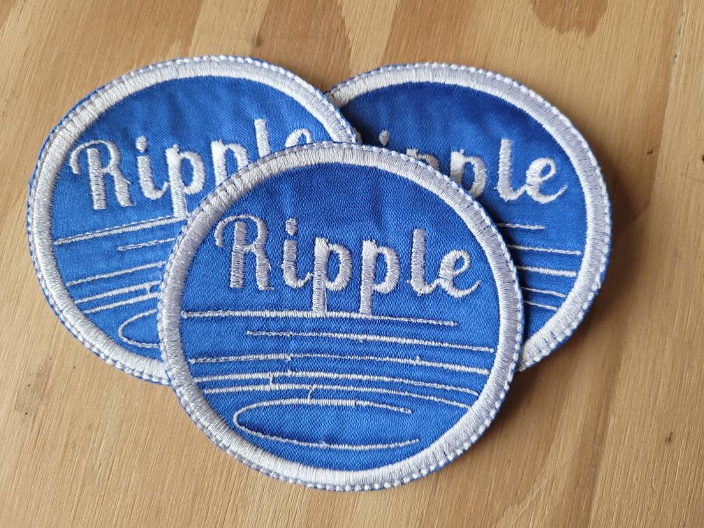 Ripple Handgemachter Gestickter Aufnäher von TheFestivalLife