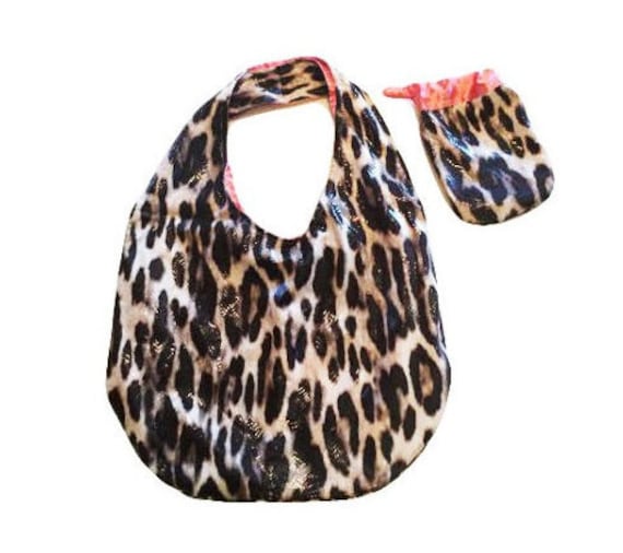 Coral Leopard Falten Tote Coral Leopard Falten Tote von TheFlipFlopBitch