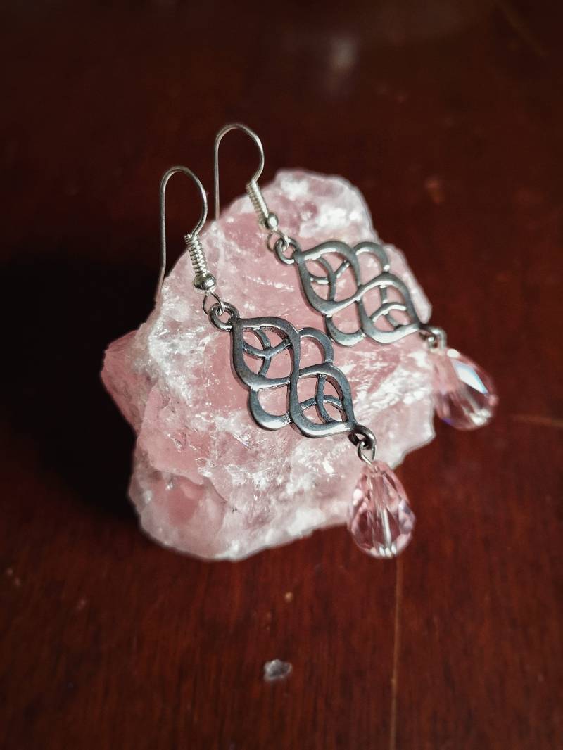 Hängeohrringe "Celtic Rose" von TheFoxAndSparrowShop