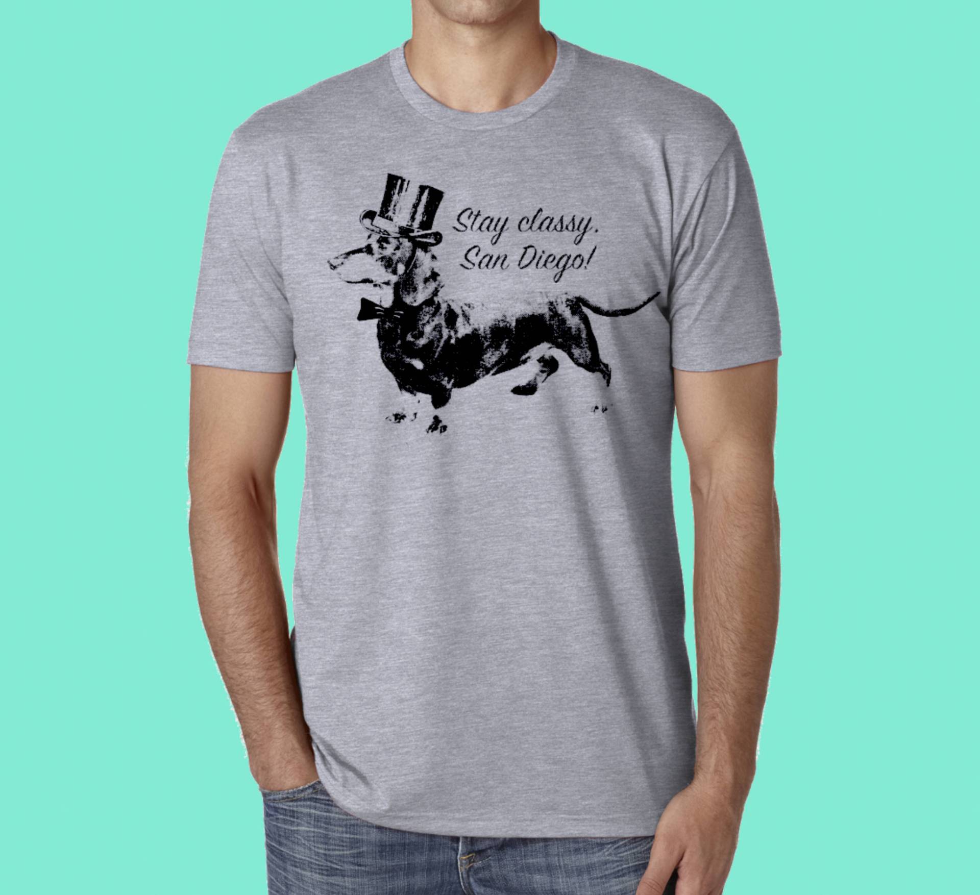 Bleiben Sie Klassisch San Diego Sportlich Grau Unisex T-Shirt Bleiben Sie Klassisch San Diego Sportlich Grau Unisex T-Shirt von TheFoxieDoxies