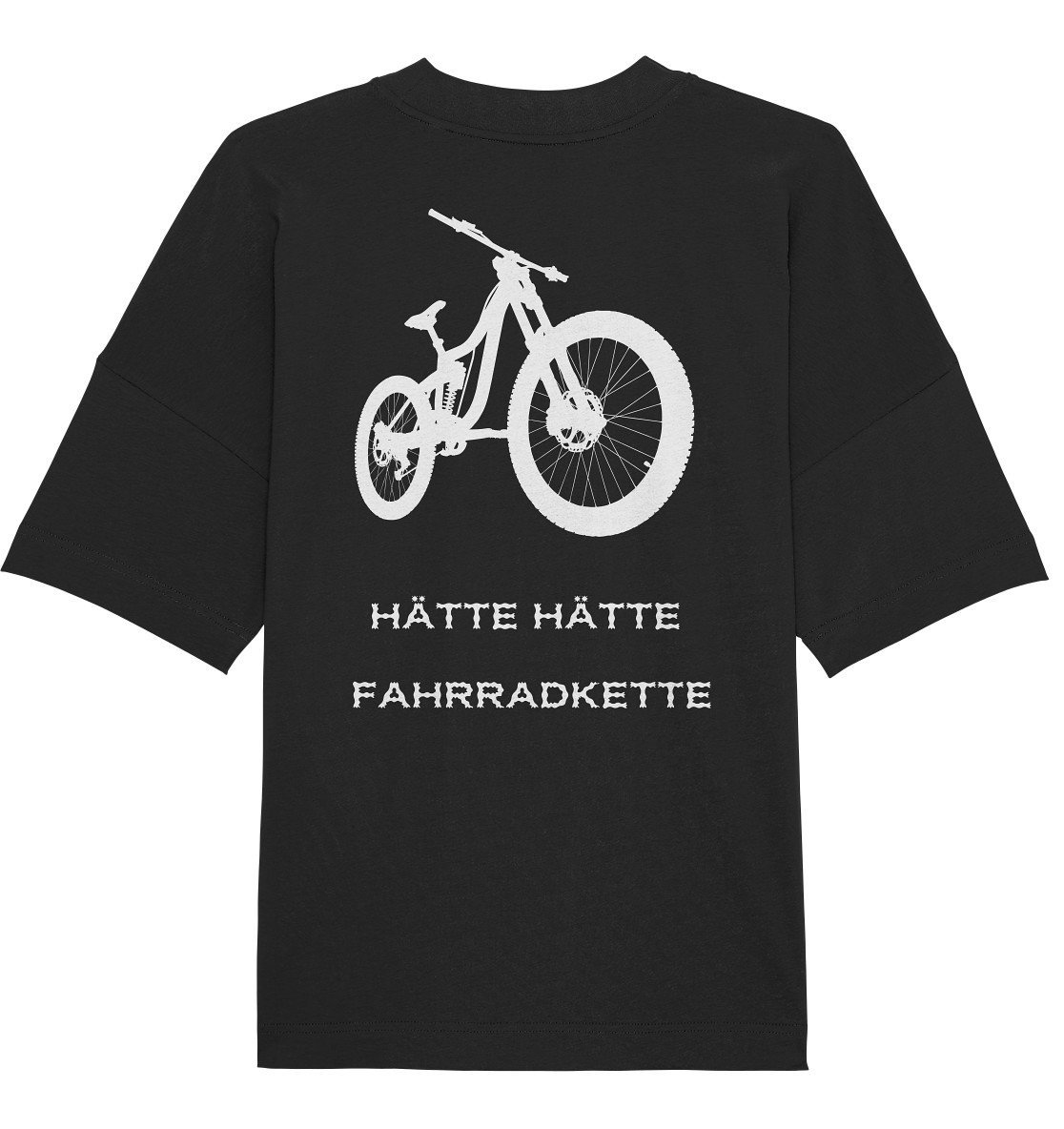 Hätte Fahrradkette - Fahrrad T-Shirt Mountainbike Downhiller Fox Enduro Oversize von TheFreeTribeDE