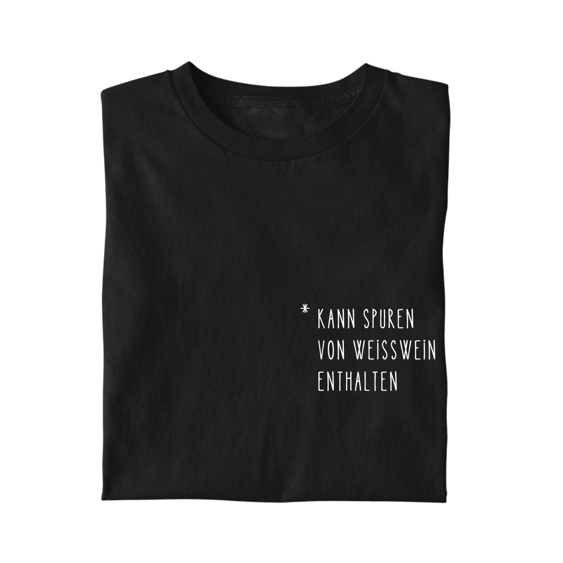 Kann Spuren Von Weißwein Enthalten - Weinliebhaber T-Shirt von TheFreeTribeDE