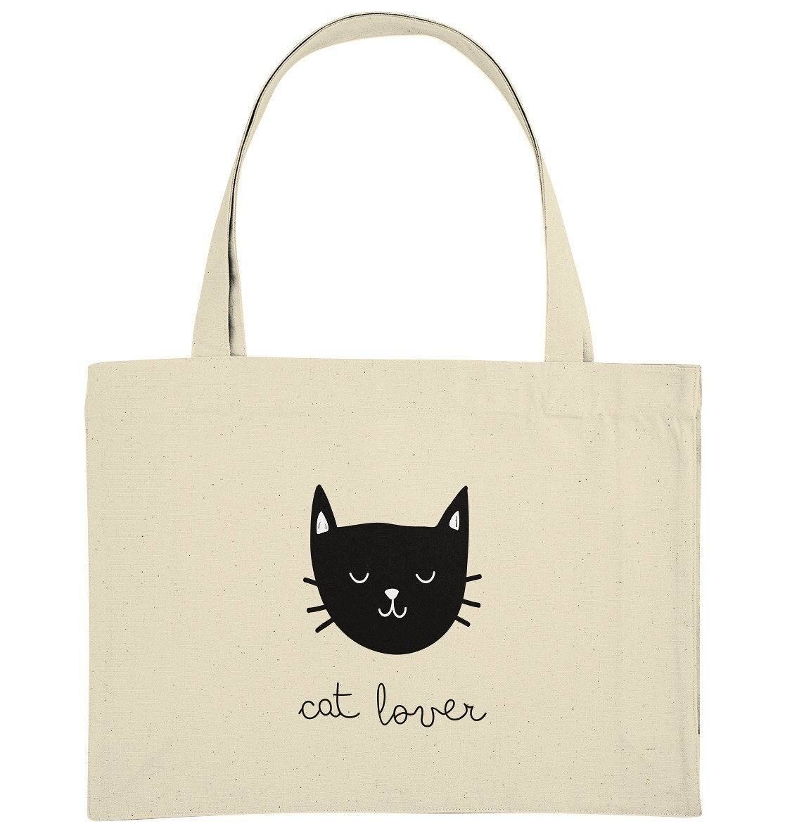 Katzen Liebhaber Tasche - Cat Lover Trendig, Niedlich, Lustig Schwarzer Kater Süßes Kätzchen Jutetasche Baumwolle von TheFreeTribeDE