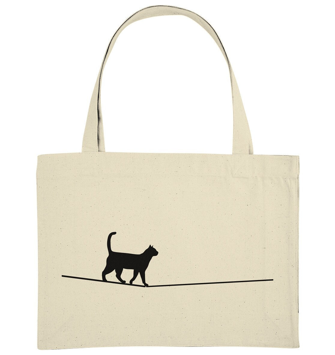 Katzen Tasche - Dekoratives Accessoire Schwarzer Kater Motiv Stofftasche Geschenk Katzenliebhaber | Katzenmamas & Katzenpapas von TheFreeTribeDE