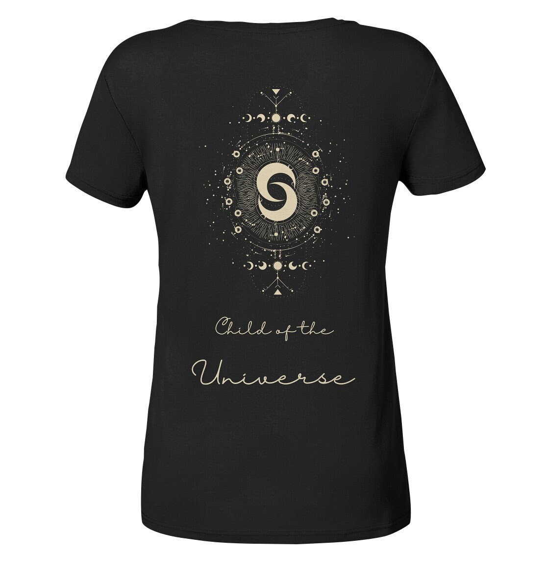 Mond Tshirt Sterne Child Of The Universe Meditations- & Yoga Kleidung - Astroshirt > Hippiestil von TheFreeTribeDE