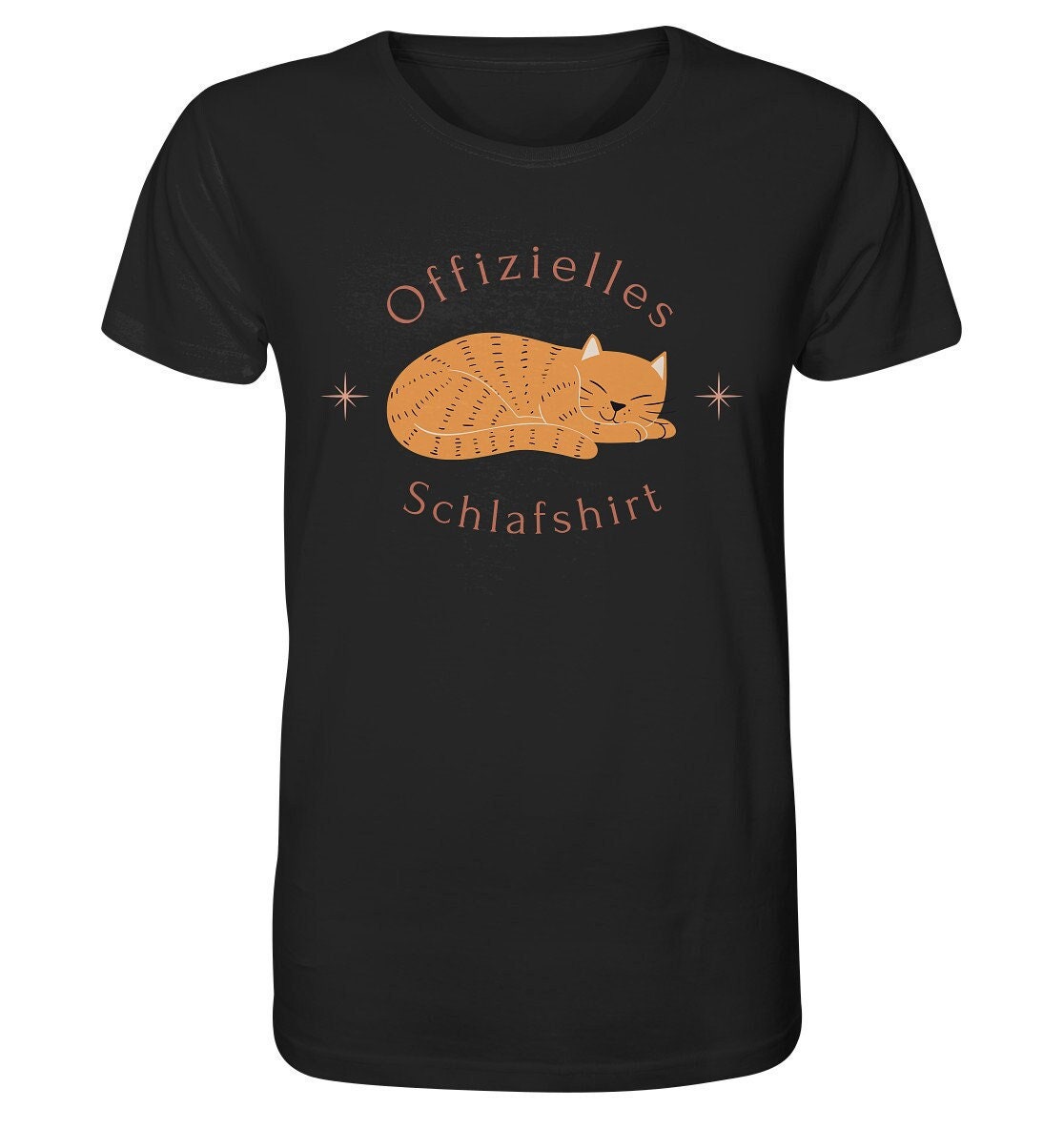 "Offizielles Schlafshirt ""Katze Tshirt"" Schlafanzug Pyjama - Lustiger Spruch L Premium Bio Baumwolle." von TheFreeTribeDE