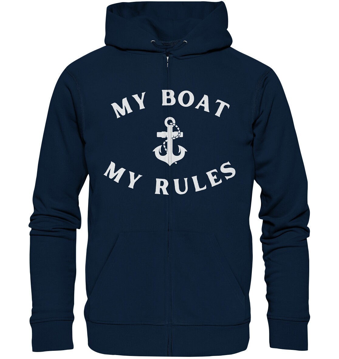 Schiff, Anker Kapitän Spruch Geschenk Mein Boot Meine Regeln - Uniform Segelboot Besitzer Yacht, Motorboot von TheFreeTribeDE