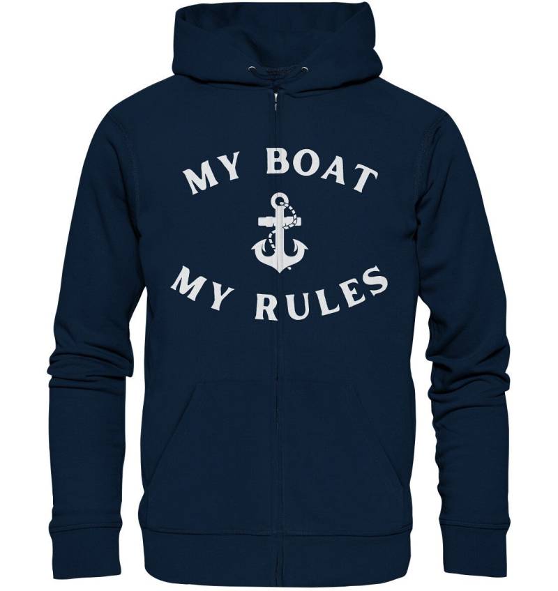 Schiff, Anker Kapitän Spruch Geschenk Mein Boot Meine Regeln - Uniform Segelboot Besitzer Yacht, Motorboot von TheFreeTribeDE