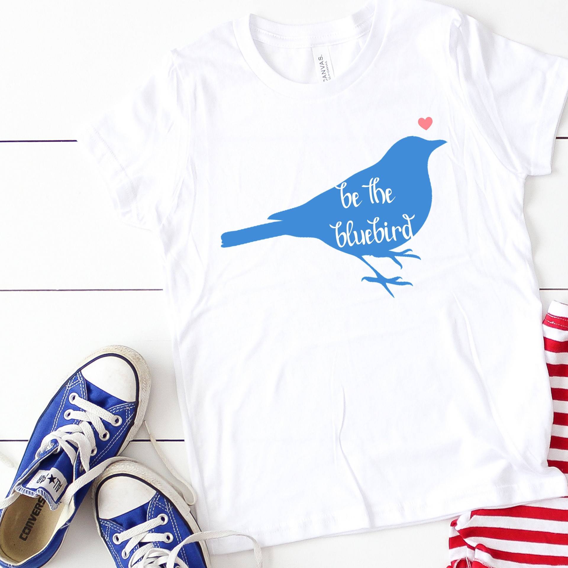 Kinder Bluebird Of Happiness T-Shirt, Glück Shirt, Positive Shirts, Zitate, Verbreiten Freundlichkeit, Liebe Verbreiten, Be Art Positiv von TheFurkidStudio