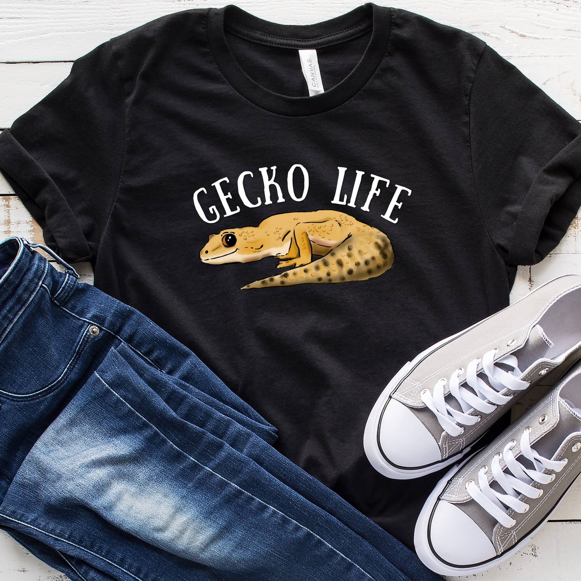Leopard Gecko T-Shirt, Liebhaber Geschenk, Süßes Shirt, Accessoires, Echse Lustiges Shirt Leopard Gecko T-Shirt, Liebhaber Geschenk, Süßes Shirt, Accessoires, Echse Lustiges Shirt von TheFurkidStudio