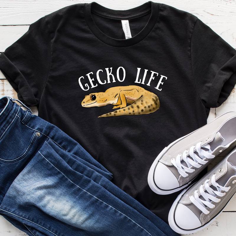 Leopardgecko T-Shirt, Gecko-Liebhaber-Geschenk, Süßes Gecko-Shirt, Zubehör, Geschenk, Eidechse Shirt, Lustiges Gecko-Shirt Leopardgecko T-Shirt, Gecko-Liebhaber-Geschenk, Süßes Gecko-Shirt, Zubehör, Geschenk, Eidechse Shirt, Lustiges Gecko-Shirt von TheFurkidStudio