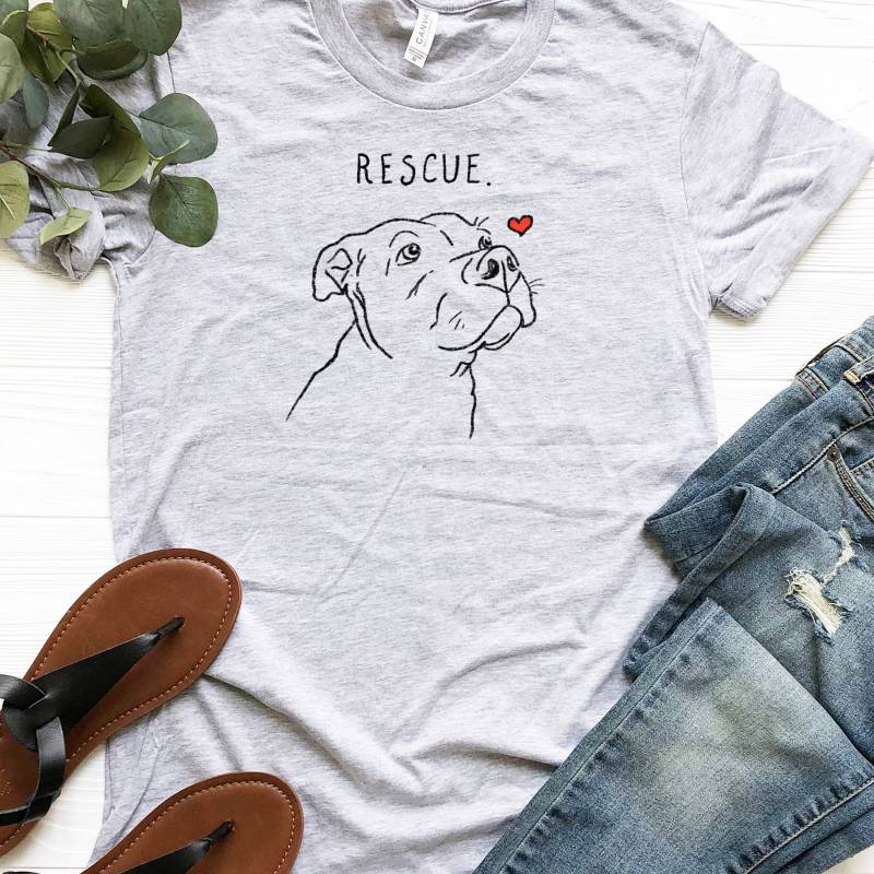 Rettungsliebe T-Shirt, Pitbull Shirt, Hundeshirt, Damen Rettung Mama, Adopt Don't Shop Pitbull-Liebhaber-Shirt, Süßes Pitbull-Shirt Rettungsliebe T-Shirt, Pitbull Shirt, Hundeshirt, Damen Rettung Mama, Adopt Don't Shop Pitbull-Liebhaber-Shirt, Süßes Pitbull-Shirt von TheFurkidStudio