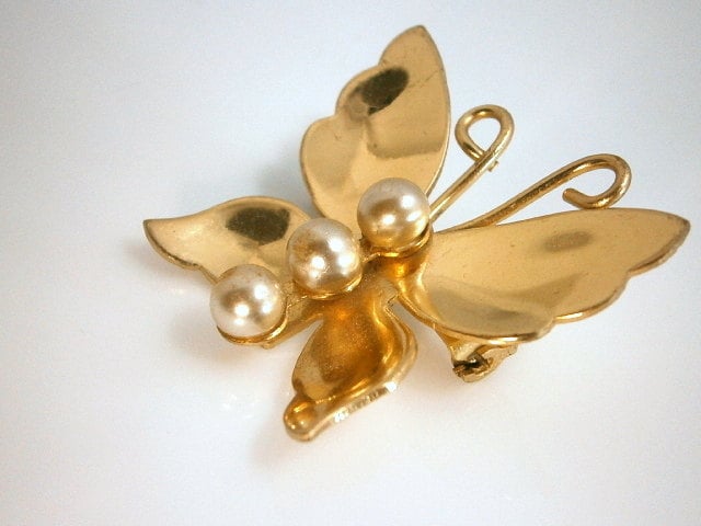 Coro Sterling Vermeil Schmetterling Brosche Vintage Buchschmuck Coro Sterling Vermeil Schmetterling Brosche Vintage Buchschmuck von TheGatsbyGals