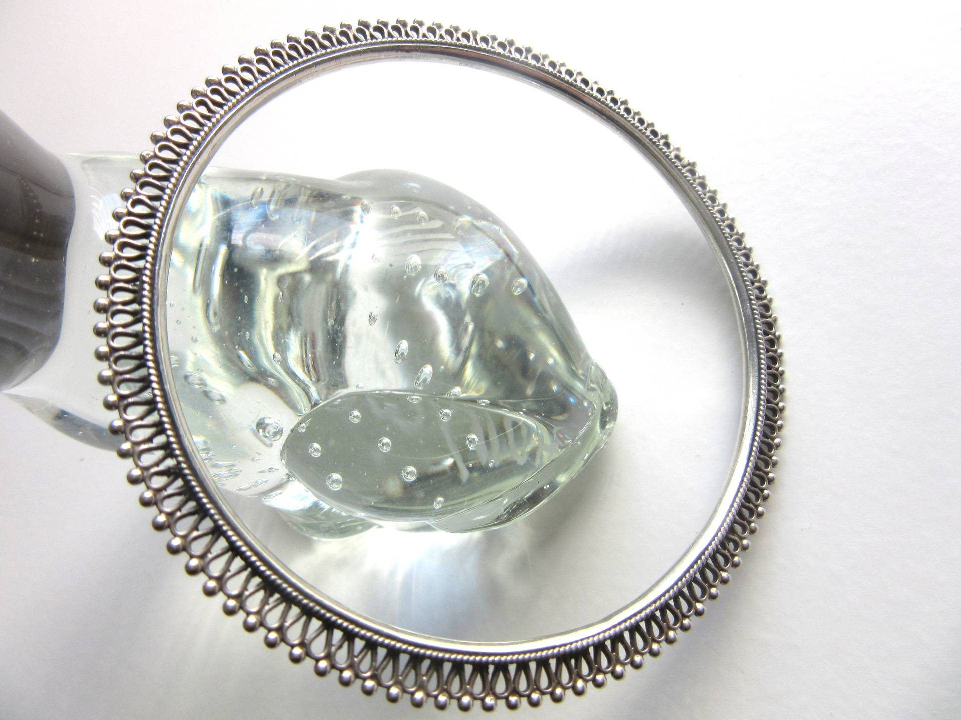 Silber Spacer Bangle Slim Stacking Armband Erhöhte Spitze Wie Design von TheGatsbyGals