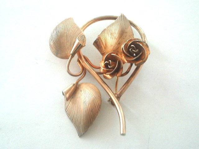 Vintage Bond Boyd Brosche Sterling Vermeil Signiert Vintage Bond Boyd Brosche Sterling Vermeil Signiert von TheGatsbyGals