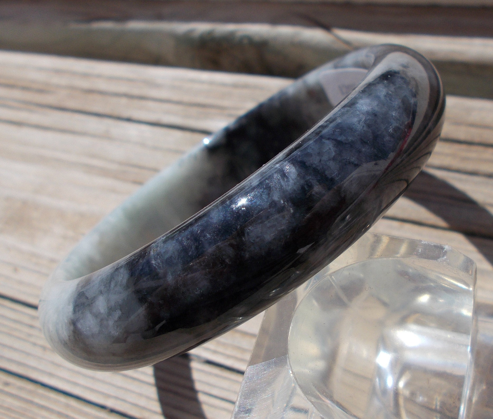 Jade Armreif Zertifiziert - Massiv Edelstein Band Boho Geschenk Glück Fülle Reichtum Wohlbefinden Jade Armreif Zertifiziert - Massiv Edelstein Band Boho Geschenk Glück Fülle Reichtum Wohlbefinden von TheGemstoneCave