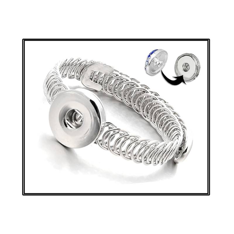 Verstellbares Snap Armband, 18mm Ginger Snap, Armband Geschenk Für Sie, Schmuck, #snapbuttons, #snapbracelet von TheGiftShopOutlet