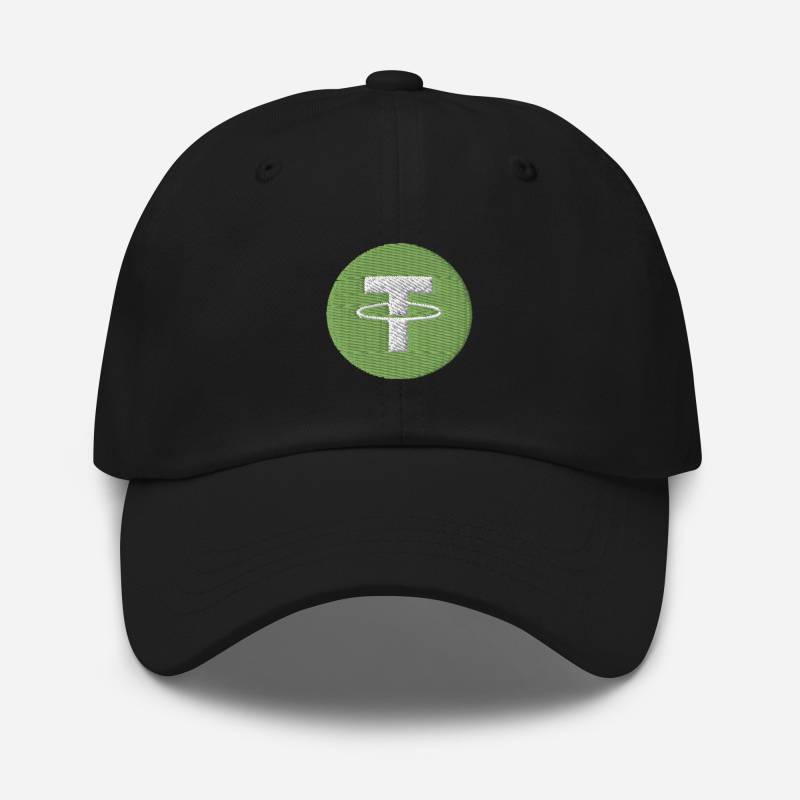 Embroided Tether | Usdt Dad Hat - Stabilität Im Crypto Style von TheGiftingBunny