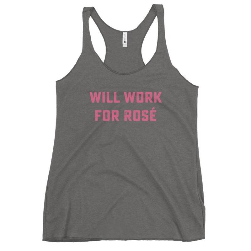 Wird Für Rosé Tri-Blend Tank Top Funktionieren Wird Für Rosé Tri-Blend Tank Top Funktionieren von TheGirlinTulle