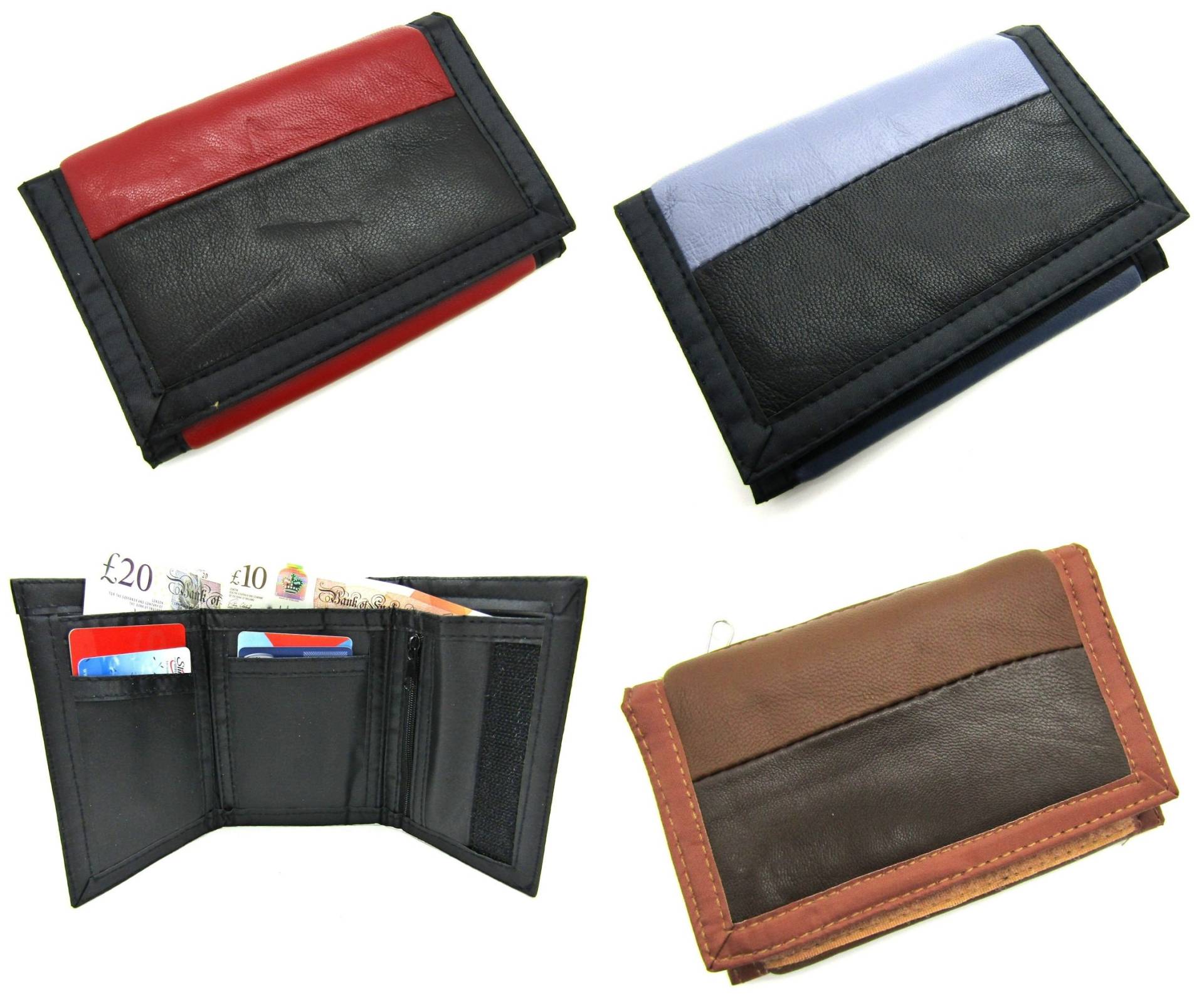 Neue Unisex Premium Super Weichen Echter Leder Rippa Brieftasche Kartenhalter Münze Geldbörse von TheGloveHut