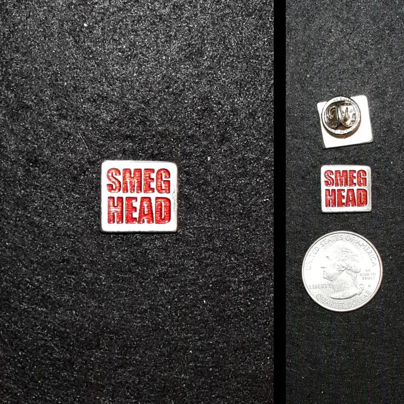 Die Kleine Smeg Head Anstecknadel Die Kleine Smeg Head Anstecknadel von TheGoldenGear
