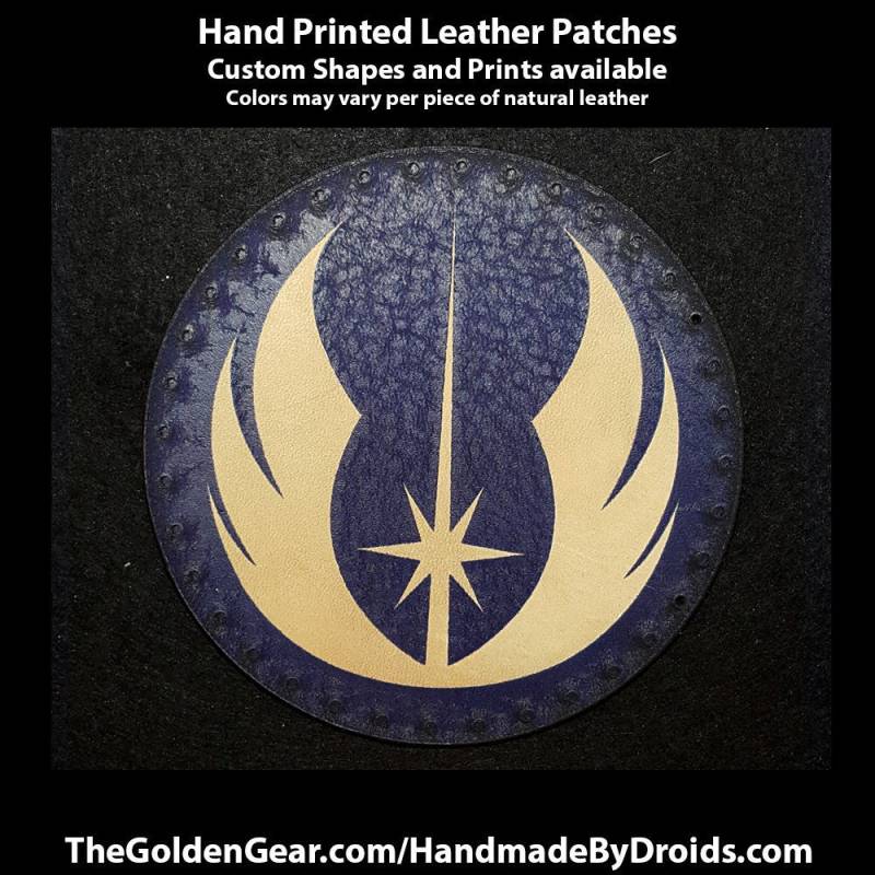 Jedi 9 Inch Leder Patch von TheGoldenGear