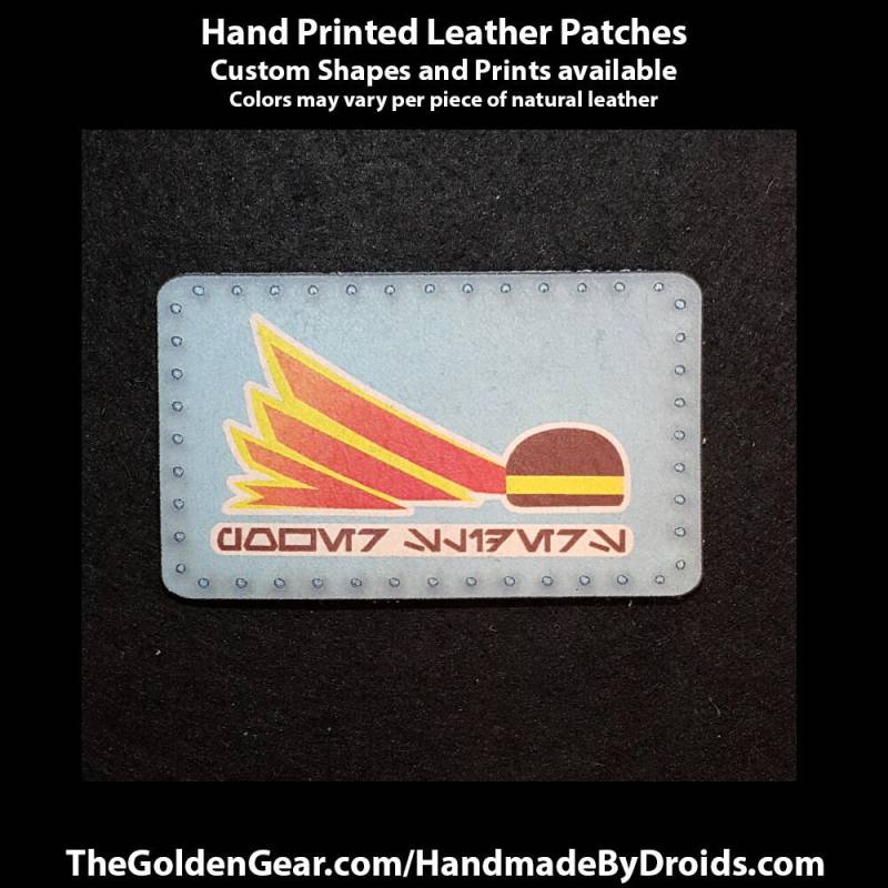 Power Sliders Rebels/Clone Wars 7, 5 cm Leder Patch von TheGoldenGear