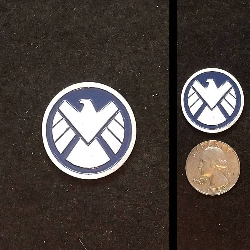 S.h.i.e.l.d. Von Hand Gegossene Zinnnadel S.h.i.e.l.d. Von Hand Gegossene Zinnnadel von TheGoldenGear