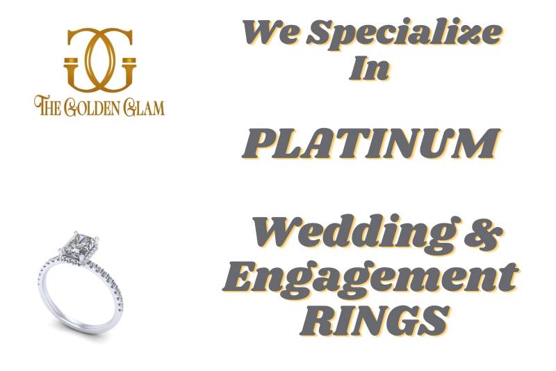 Platin Hochzeits - Und Verlobungsringe/Handgemachtes Brautring Set Ringe Diamant von TheGoldenGlamshop