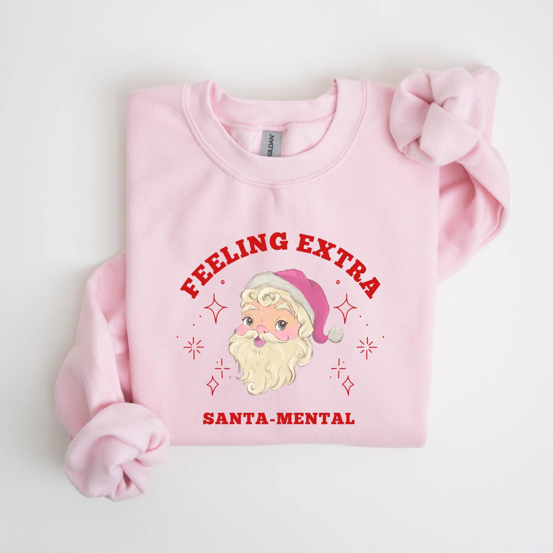 Extra Santa-Mental Christmas Sweater | Lustiger Weihnachtspullover Xmas Gift Ugly Jumper Weihnachtsoutfit von TheGoodSense
