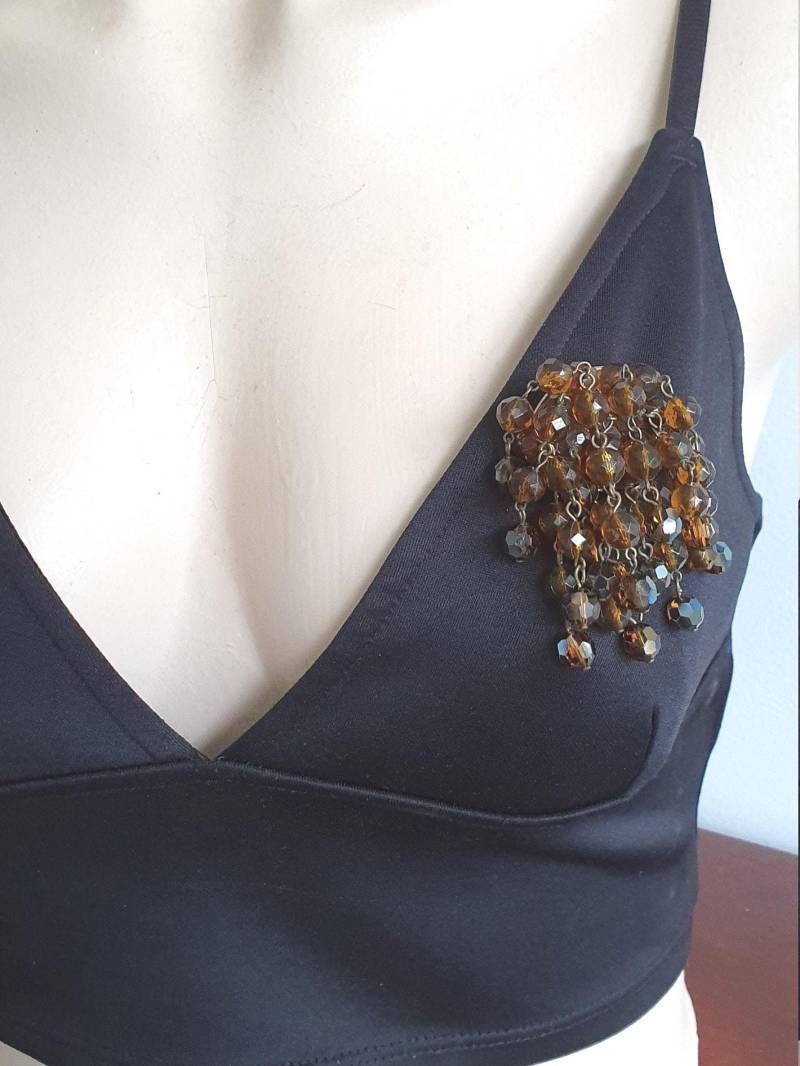 Vintage Bronze Wasserfall Brosche - 1960S Statement Piece von TheGooseberryTree