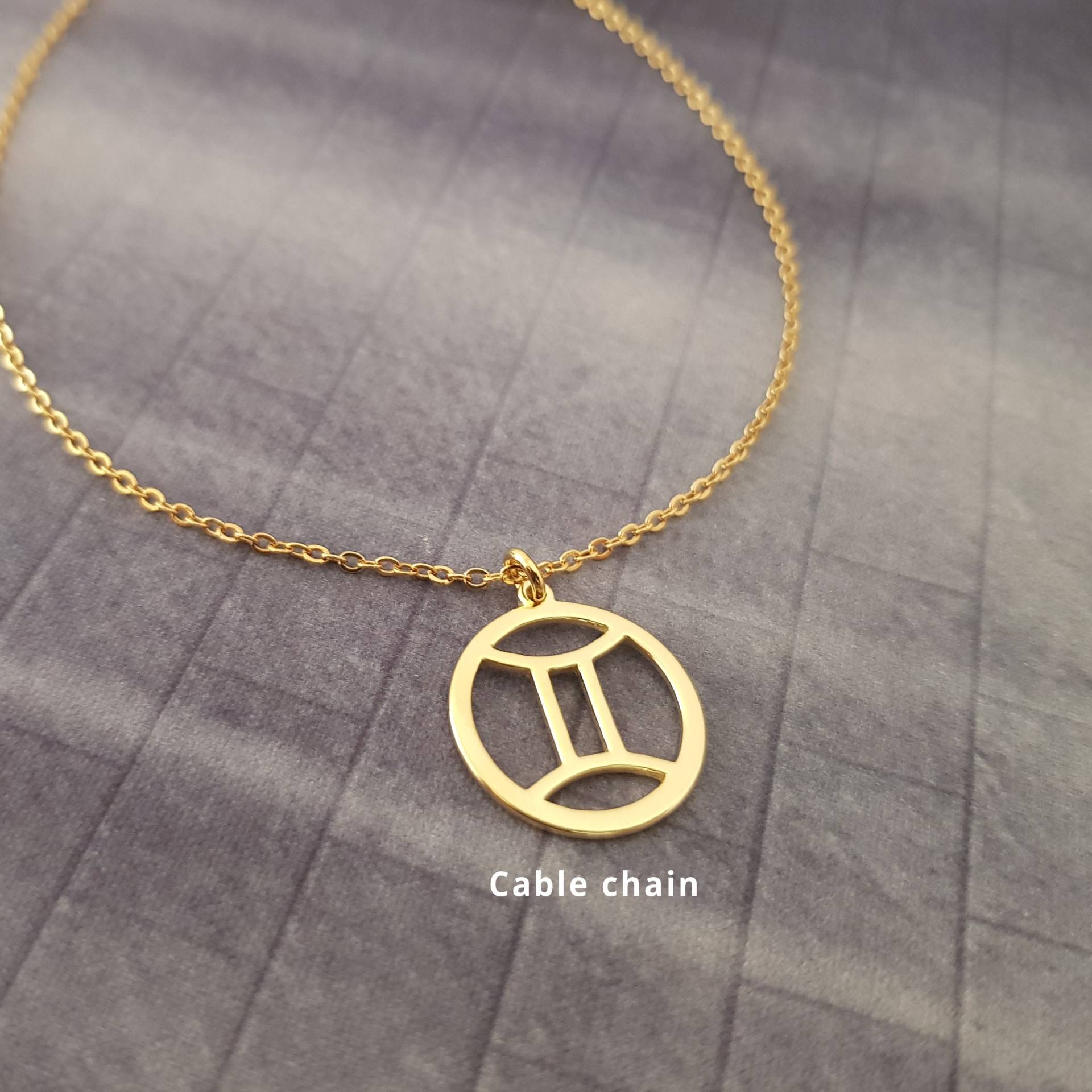 Gemini Zeichen Halskette, Symbol Sternzeichen Halskette Für Frauen Und Männer, Constellation Geschenk von TheGothBooth