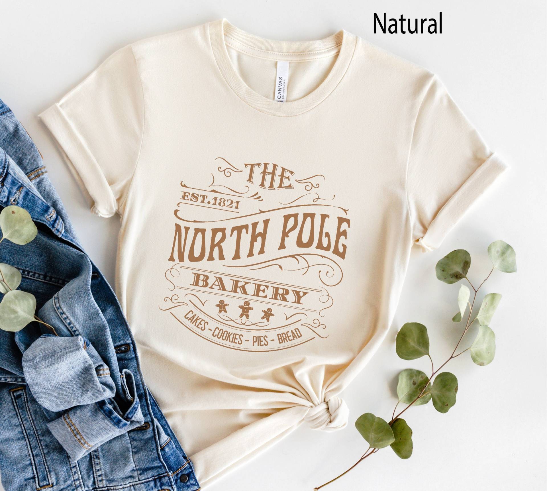 Weihnachts-Shirts, Weihnachtsback-Crew-Shirt, Nordpol-Bäckerei-T-Shirt, Familien-Matching-Gruppen-Shirts, Weihnachtsbackgeschenke Weihnachts-Shirts, Weihnachtsback-Crew-Shirt, Nordpol-Bäckerei-T-Shirt, Familien-Matching-Gruppen-Shirts, Weihnachtsbackgeschenke von TheGraphicPeach