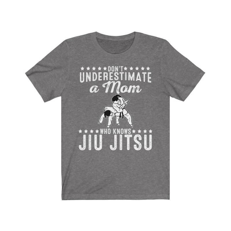 Unterschätzen Sie Keine Mutter, Die Jiu Jitsu T Shirt Weiß von TheGratefulGorilla