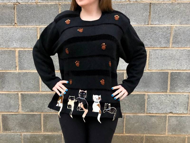 Vintage Hässlich Kitsch Crazy Cat Lady Pullover - Victoria Hafen Größe L Vintage Hässlich Kitsch Crazy Cat Lady Pullover - Victoria Hafen Größe L von TheGreatAdvintage