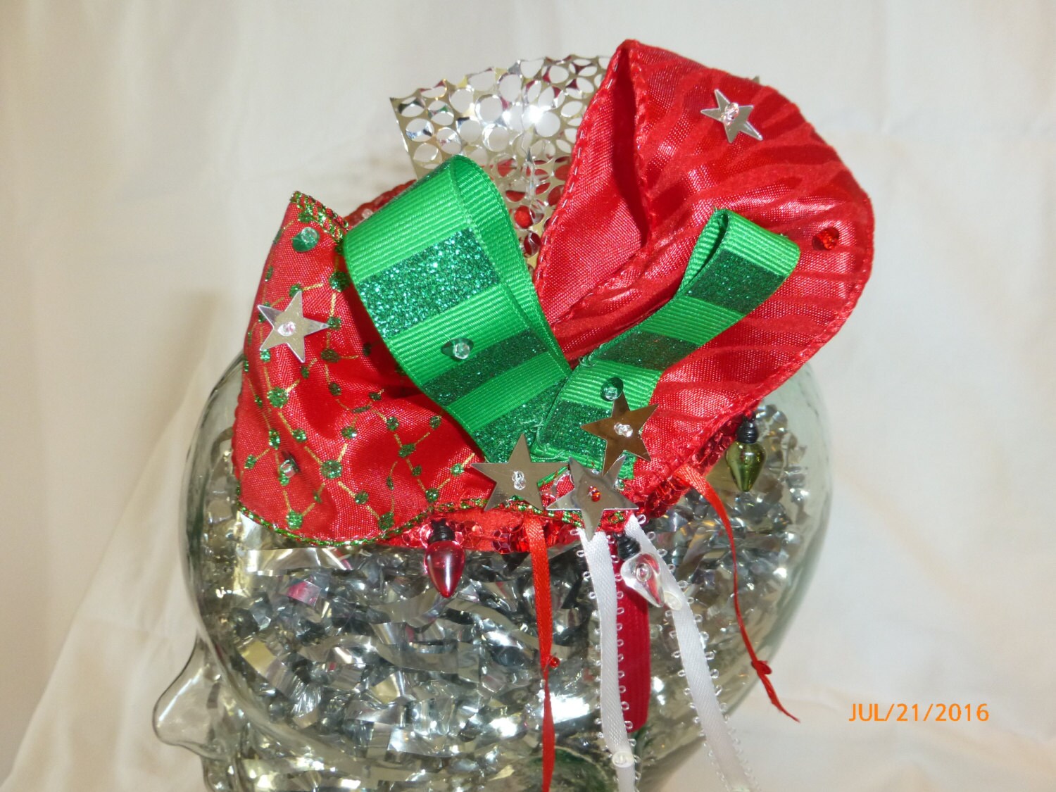 Weihnachten Fascinator Stirnband Weihnachten Fascinator Stirnband von TheGreatHATSBYCo