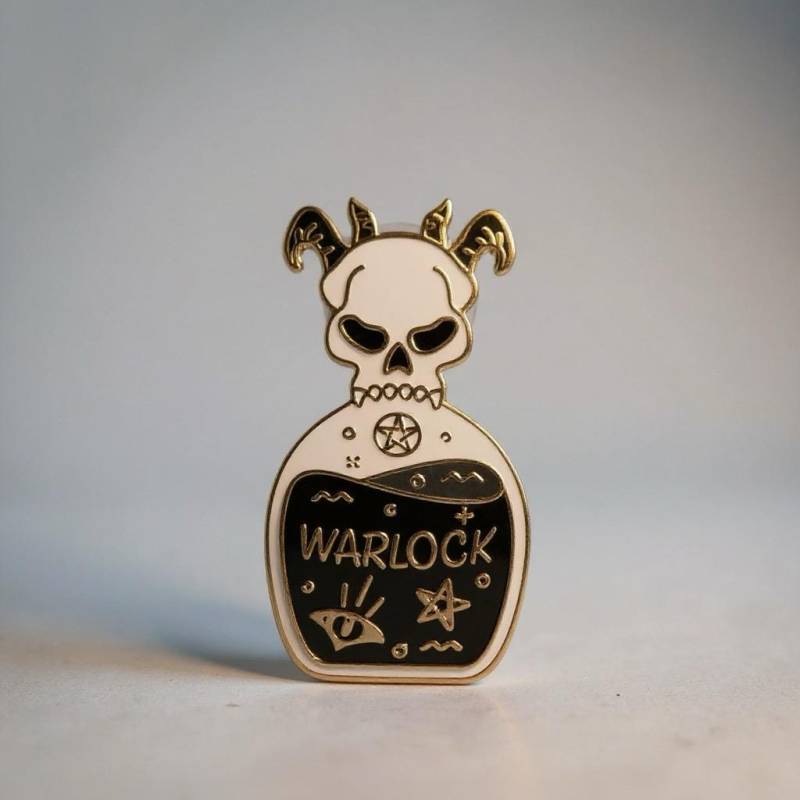 Hexenmeister D&d Pin von TheGrumpyUnicornCo