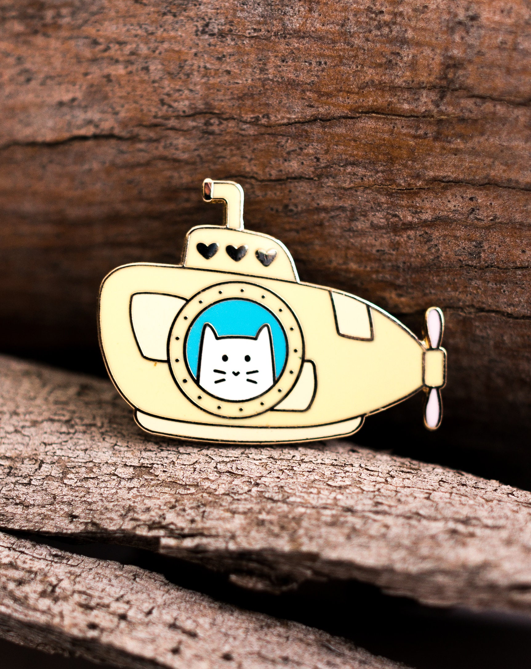 U-Boot Katze Pin von TheGrumpyUnicornCo