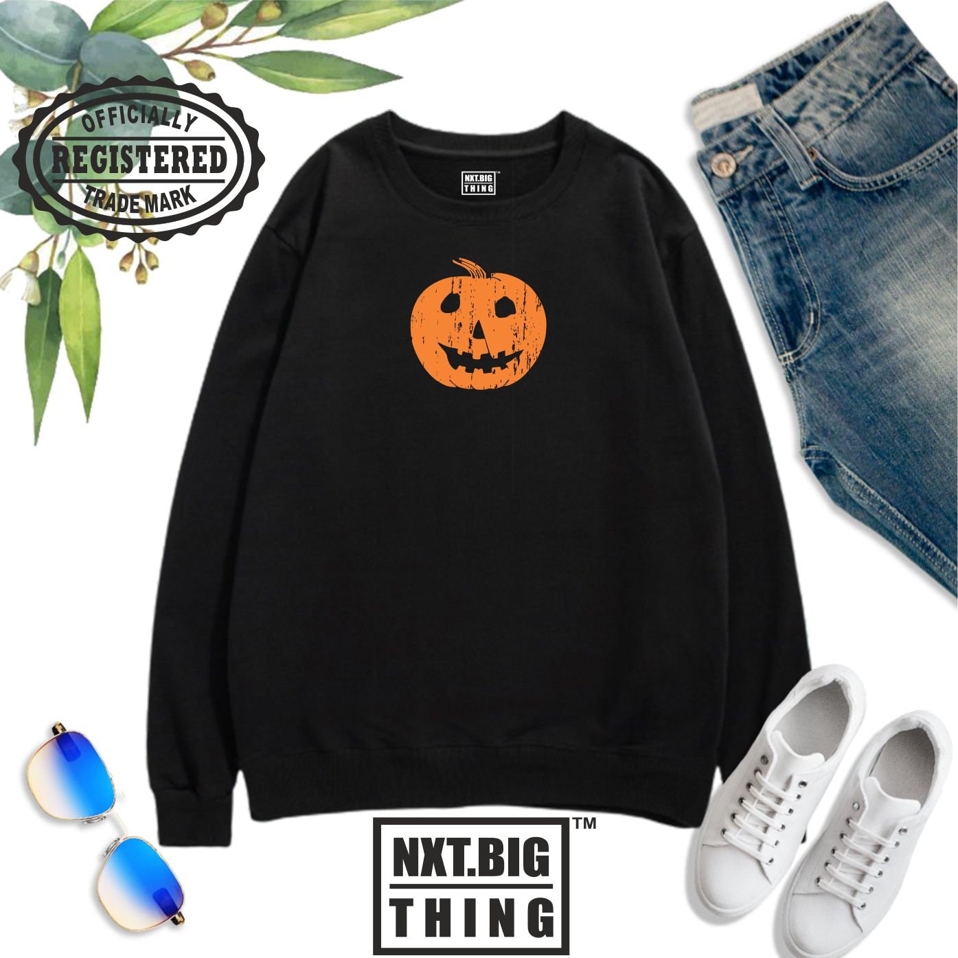 Kürbis Sweatshirt Halloween Kills Geist Fledermäuse Blut Hexe Trick Or Treat Gruselig Lustiger Witz Rude Fans Geschenk Männer Jumper Top von TheGymMonsterTGM