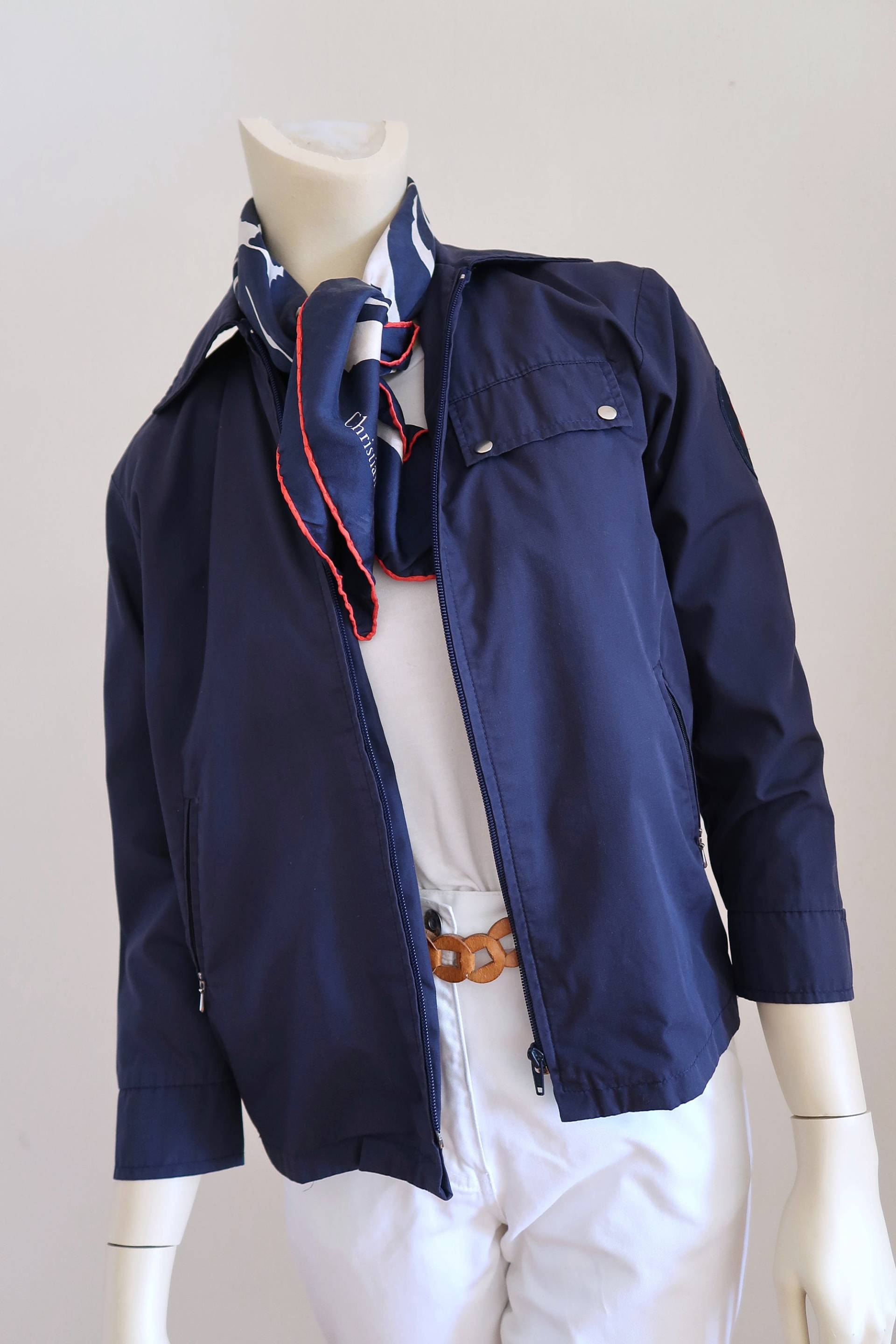 Vintage Marinejacke Im Harrington-stil Vintage Marinejacke Im Harrington-stil von TheHankersVintage