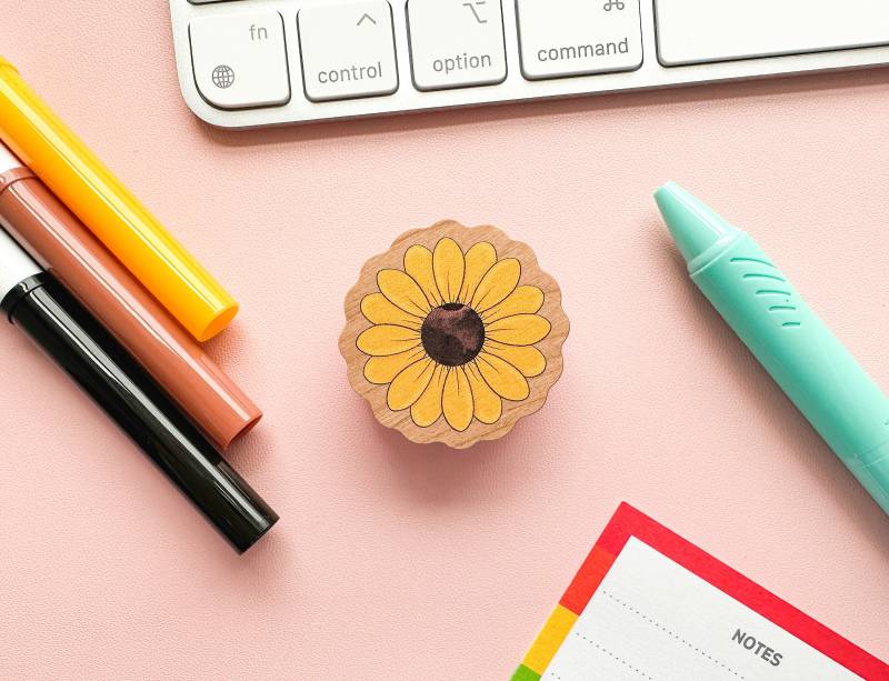 Sonnenblume Unsichtbar-Behinderungen Bewusstsein Holz Pin von TheHarpyOtterCo