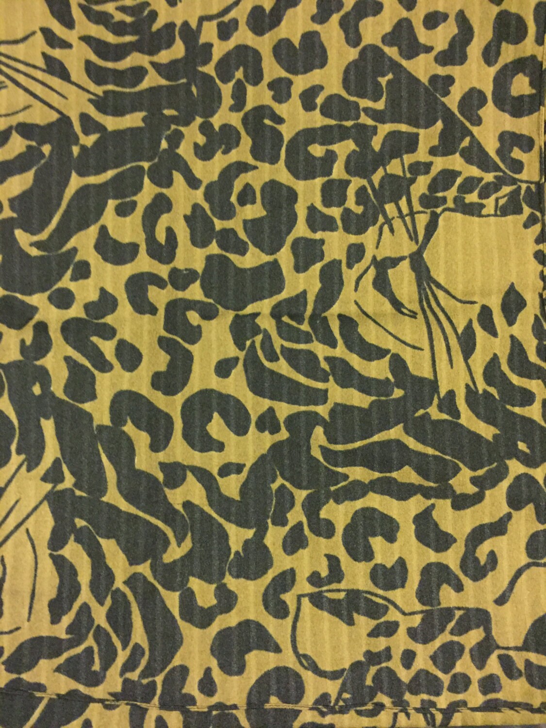 Vintage Gepard Print Schal, Rechteckig von TheHavenFinds