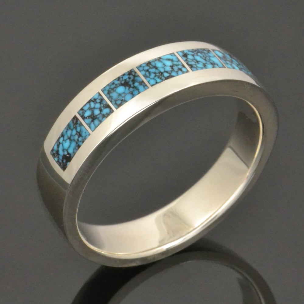 Kingman Spinnennetz Türkis Ring Oder Ehering Aus Sterling Silber Von Hileman Silver Jewelry Kingman Spinnennetz Türkis Ring Oder Ehering Aus Sterling Silber Von Hileman Silver Jewelry von TheHilemanCollection