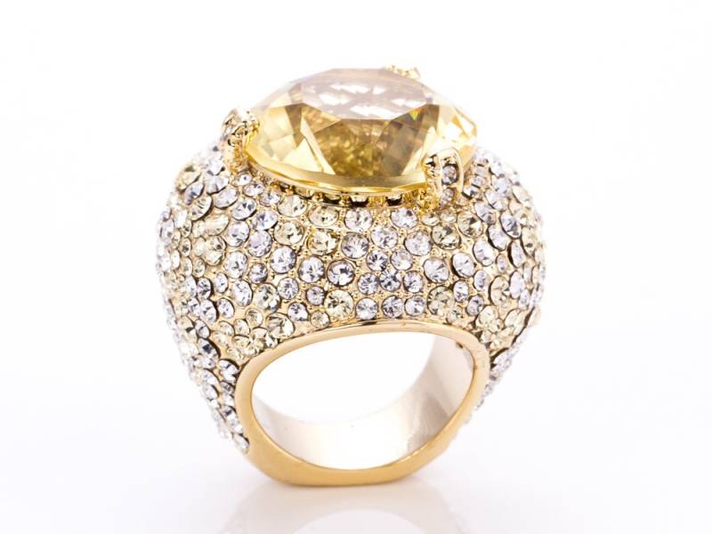 Immobilien Joan Boyce Citrin Strass Statement Ringgröße 4, 75 Immobilien Joan Boyce Citrin Strass Statement Ringgröße 4, 75 von TheHillbillyHipster