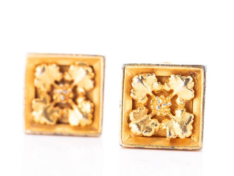 Jahrgang Mish Vergoldete Tworkowski Ohrclips Statement von TheHillbillyHipster