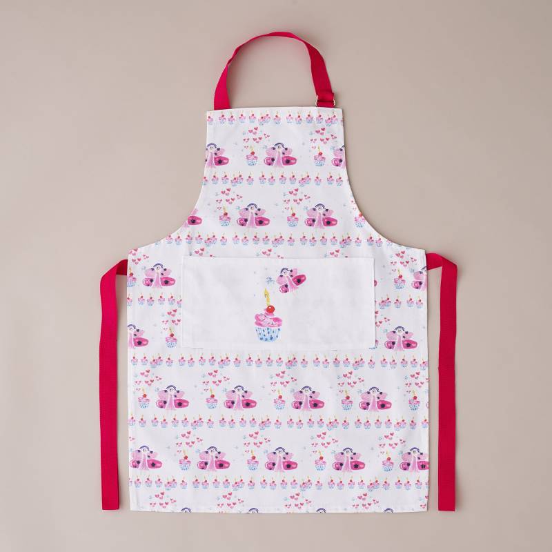 Fairy Cupcake Kinderschürze, Hübsche Rosa Kinderschürze Aus Baumwolle von TheHumbleCut